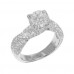 2.90 Ct Women's Round Cut Diamond Engagement Ring 